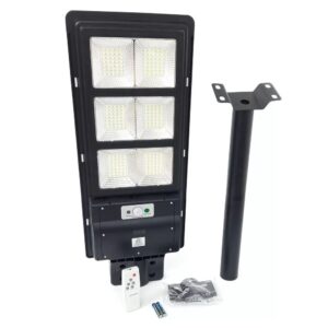 Соларна LED улична лампа 180W с 6 панела и сензор за движение