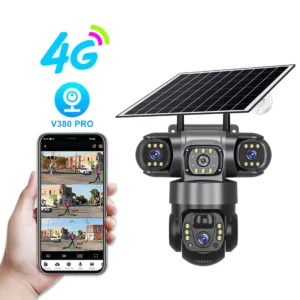 Соларна камера с троен обектив 12MP Full HD