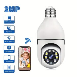 WiFi Камера с Монтаж във Фасунга – 360°