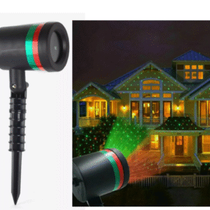 Коледен прожектор Laser Light с червени и зелени светлини