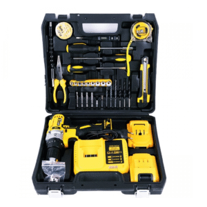 Акумулаторен винтоверт с инструменти