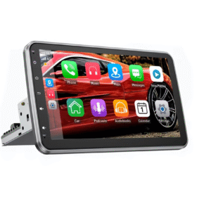 Универсална мултимедия за автомобил с 10-инчов въртящ се дисплей