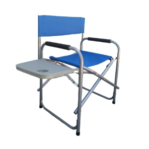 Сгъваем стол със странична масичка